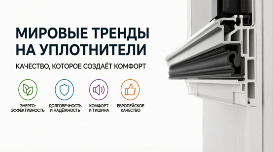 Мировые тренды на уплотнители